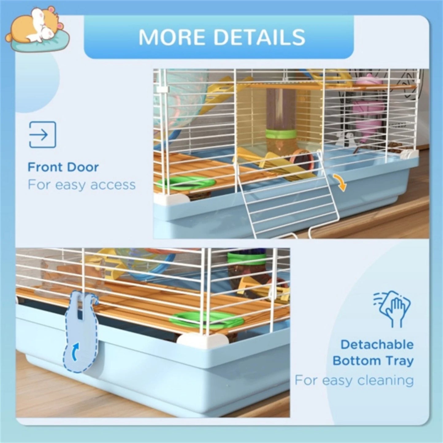 hamster cage luxury villa big golden bear hamster