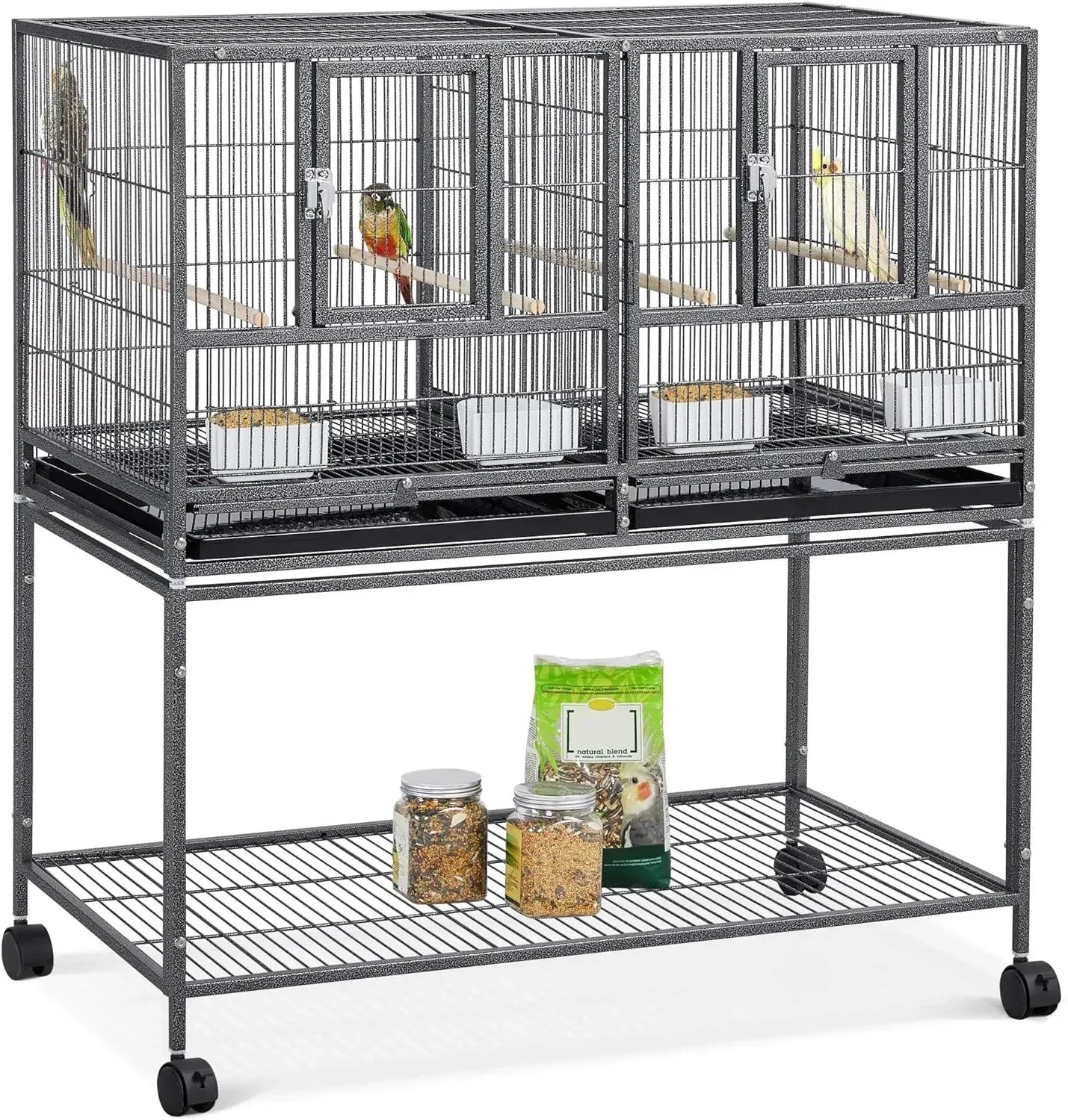 Bird Cage, 41.5 "stackable Separation, Canary Parrot Cage