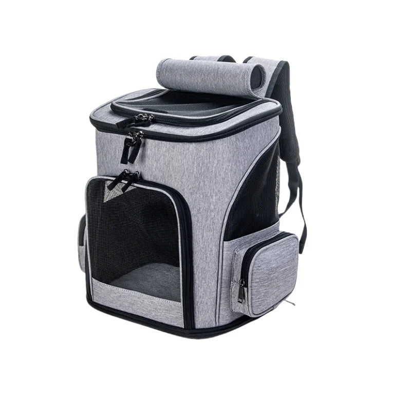 Expandable Pet Backpack Dog Cat Carrier
