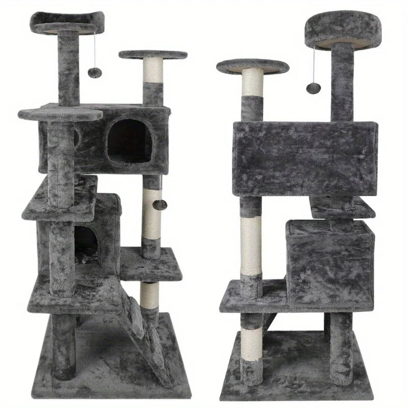 Activity Center 53" STURDY Cat Tree Tower