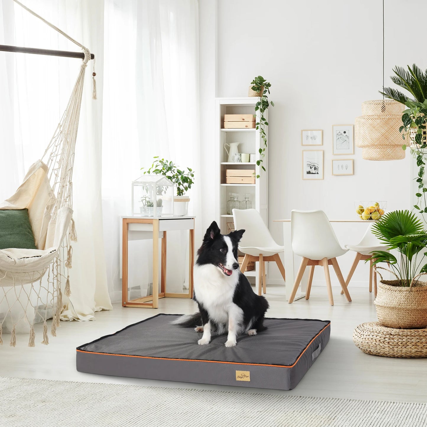 Large Padded Orthopedic Dog Bed with Washable Cover