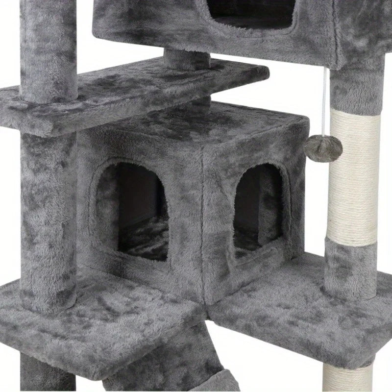 Activity Center 53" STURDY Cat Tree Tower