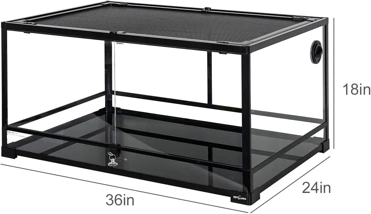 67 Gallon Reptile Glass Terrarium