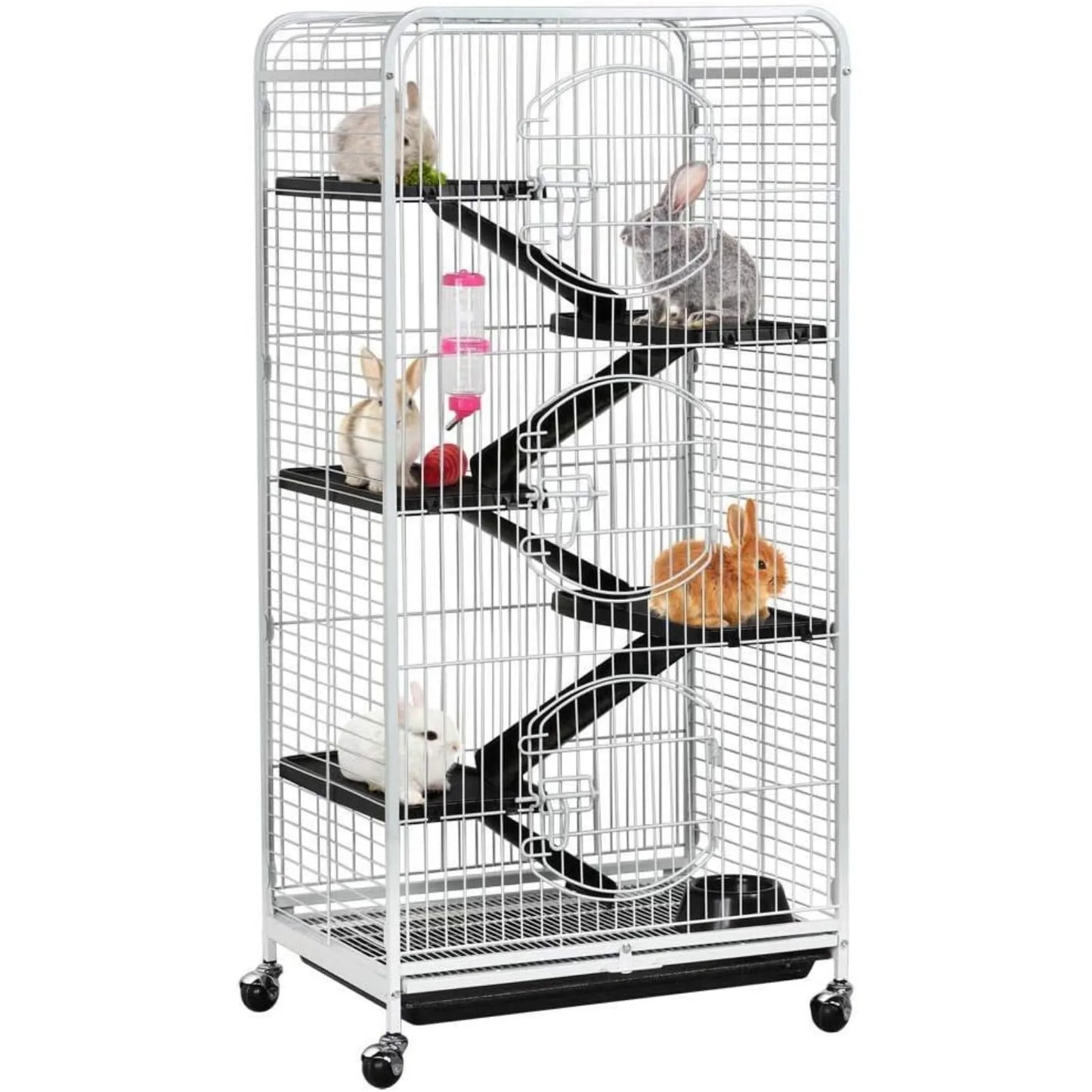 US 52-inch Ferret Cage 6 Level Metal Cage