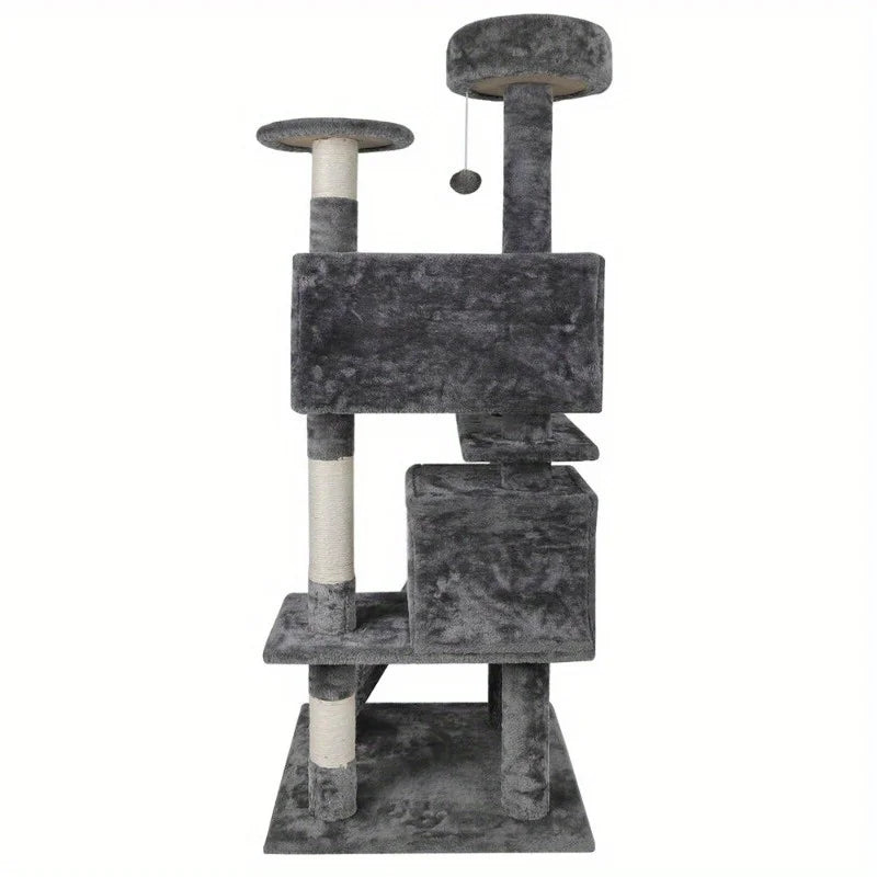 Activity Center 53" STURDY Cat Tree Tower