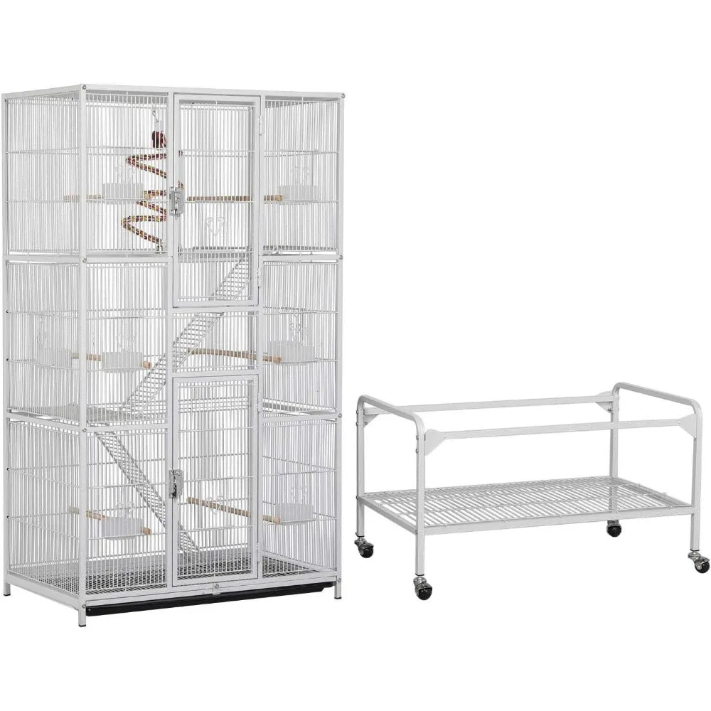 Extra Large Rolling Metal Small Animal Cage