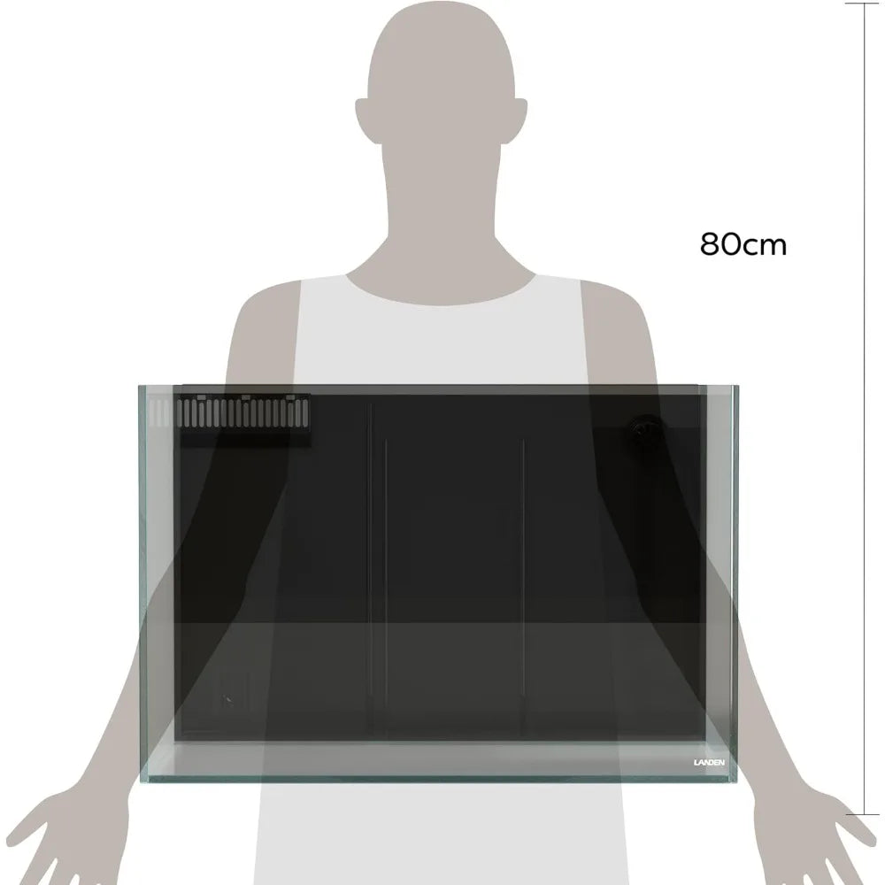 Fish Tanks Ultra Transparent All Glass Frameless