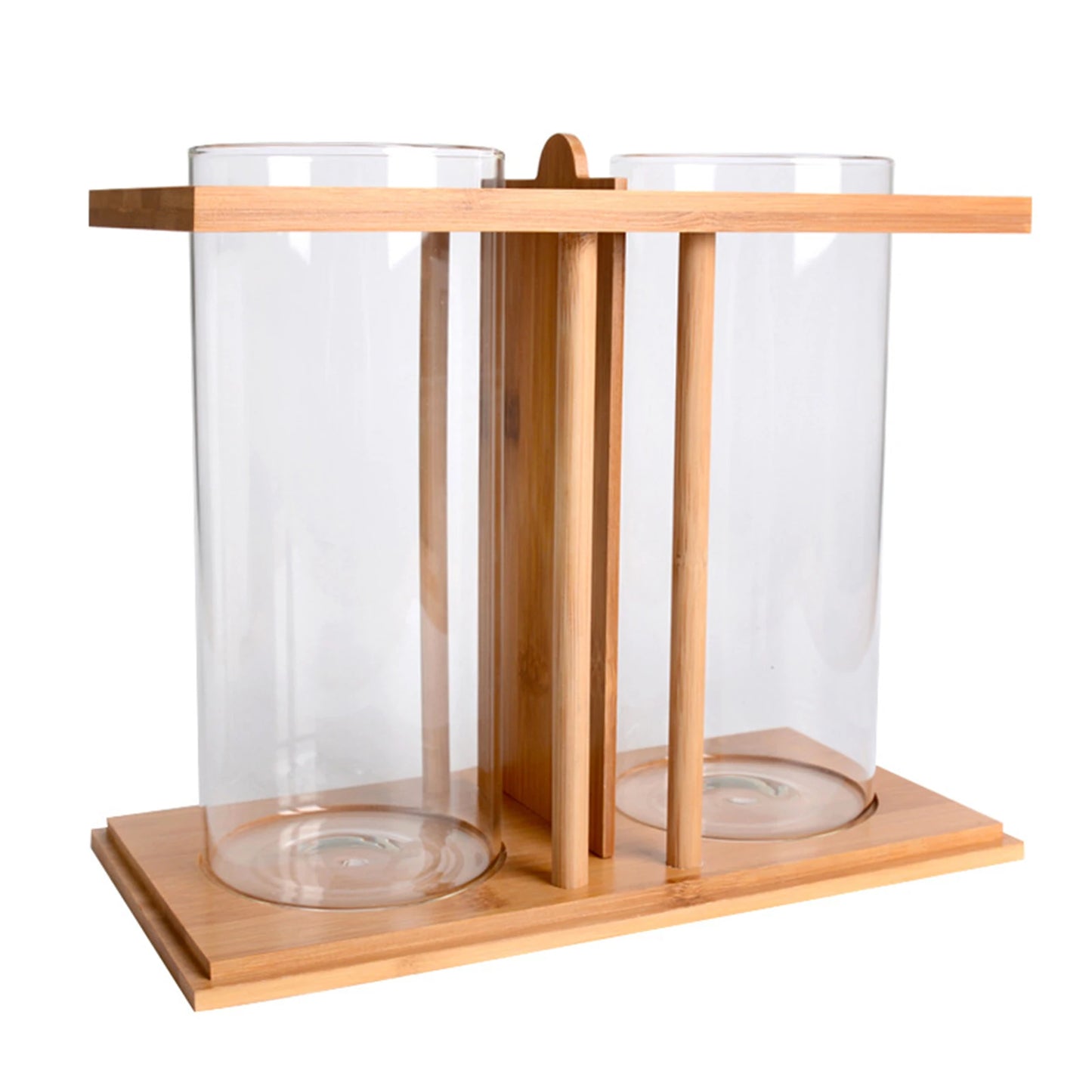 Mini Fish DIY Tank Creative Bamboo and Wood