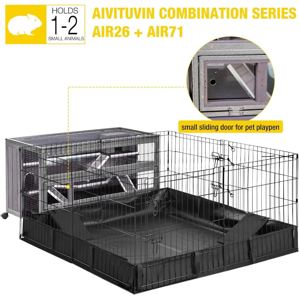 US Hamster Cage Guinea Pig Cage Metal Frame