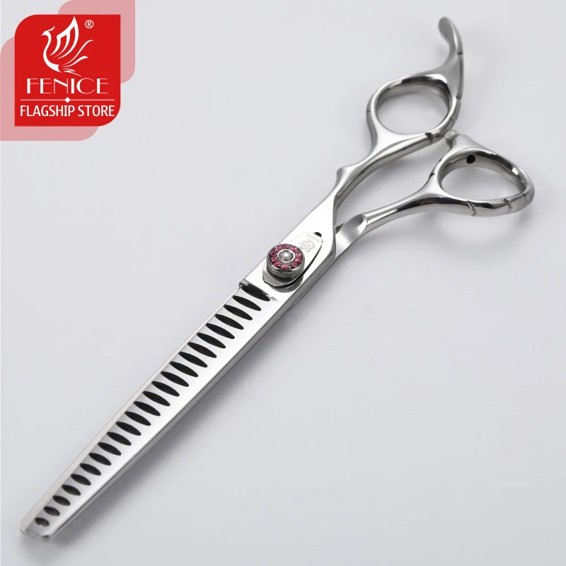 Fenice 7.5inch Professional Dog Grooming Scissors Chunker Shears Pet Supplies JP440C Dog Beauty Pet Items Dog Accesories