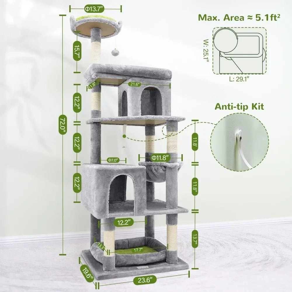 Heavy Duty Cat Trees for Large Cats,