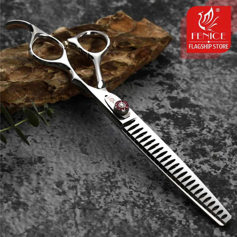 Fenice 7.5inch Professional Dog Grooming Scissors Chunker Shears Pet Supplies JP440C Dog Beauty Pet Items Dog Accesories