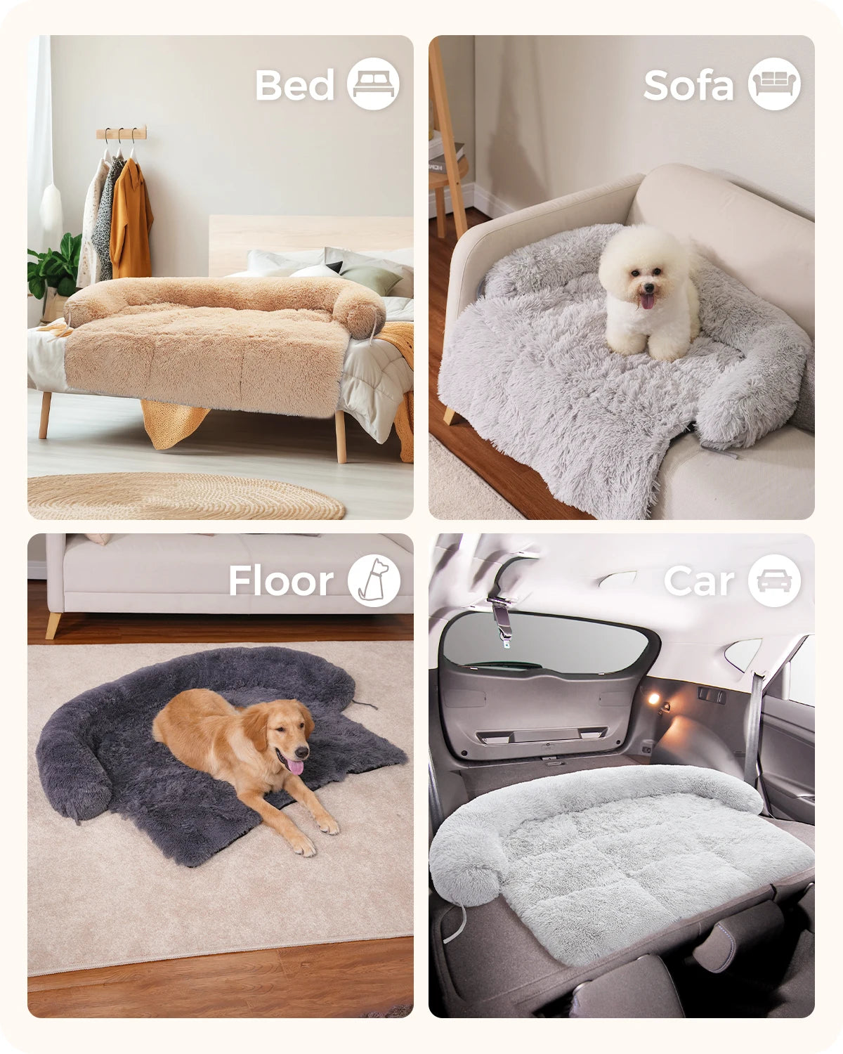 Size M-XL Dog Bed Mat Dog Cat Sofa