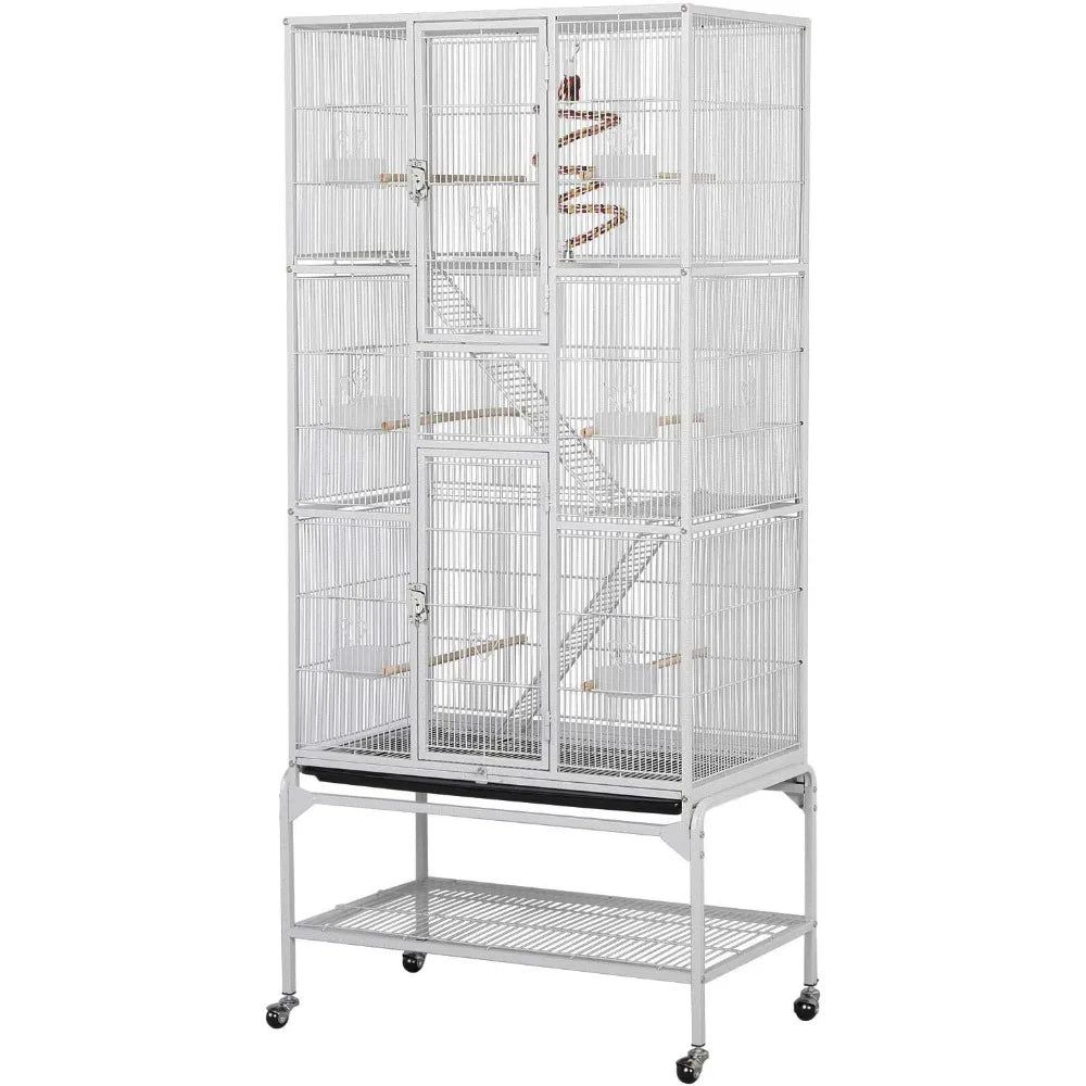 Extra Large Rolling Metal Small Animal Cage