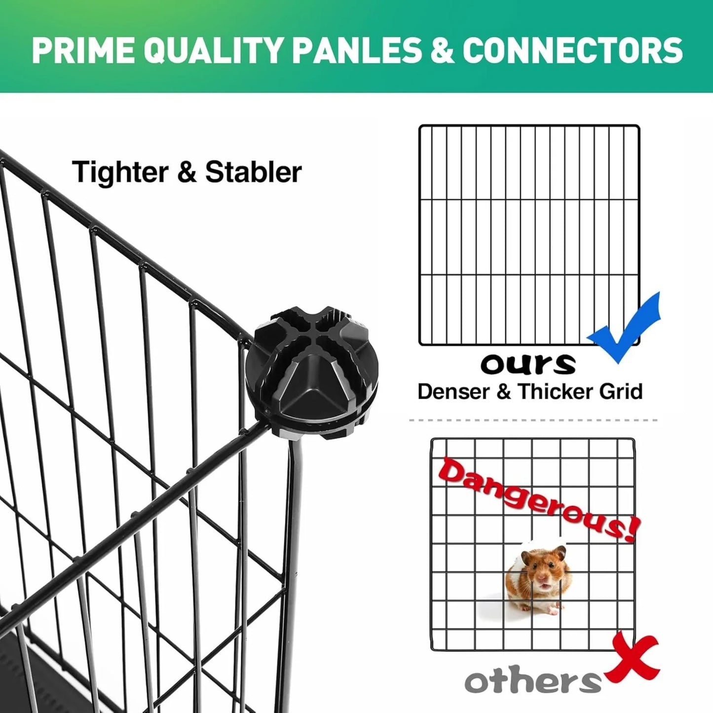 US Pet Playpen, Small Animal Playpen with 2 Doors
