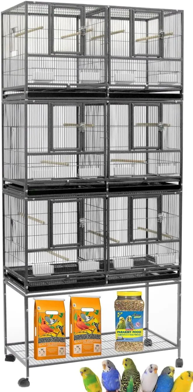 Combo Breeding Stacker Center Divided Breeder Bird Flight