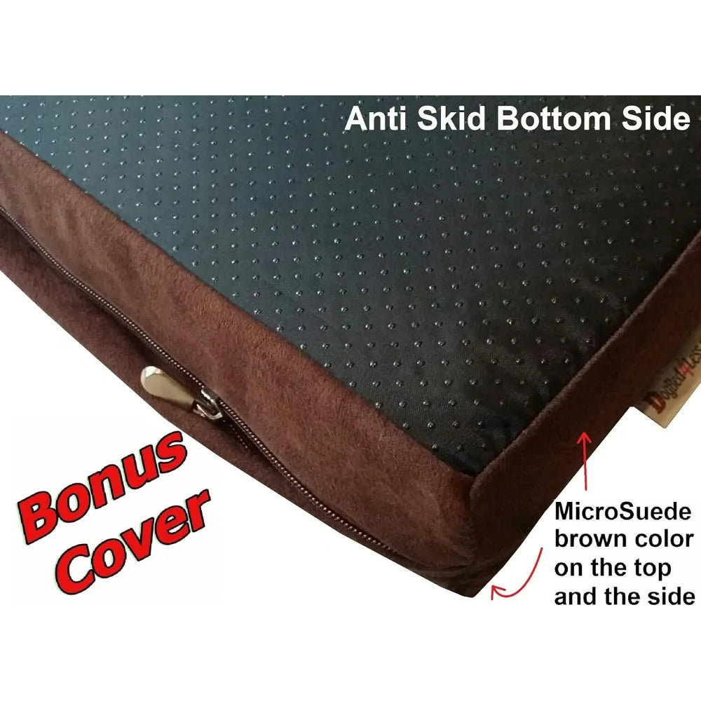 Orthopedic Small Medium Gel Memory Foam Pet Dog Bed